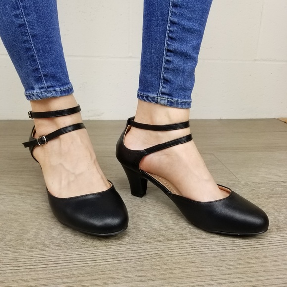 Black Rockabilly Vintage Style Shoes - Picture 5 of 8